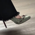 Damen elegante Ballerina-Pumps mit dekorativer Schleifenverzierung R&B