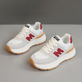 Damen Komfortable und modische Sneaker mit dicker Laufsohle R&B
