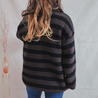 R&B | Gestreifter Strickpullover Mit Sanften Farben