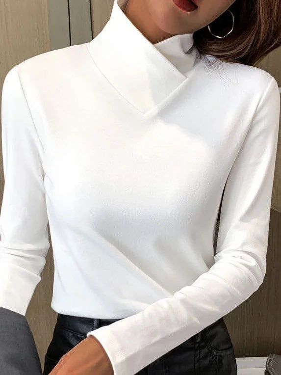 R&B | Eleganter Rollkragenpullover Mit Hohem Kragen
