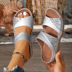 Damen Komfortable Clogs mit modischen Querriemen und ergonomischem Fußbett R&B