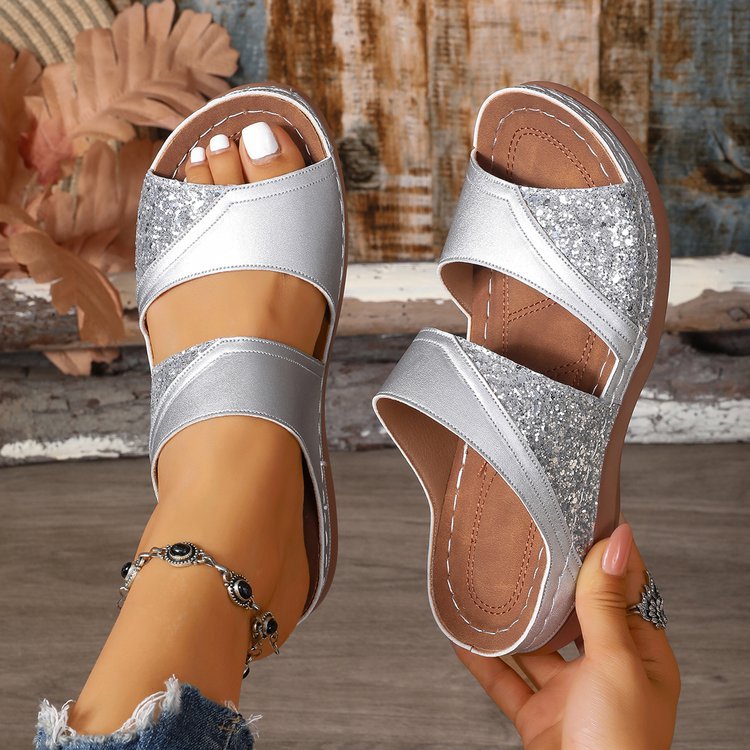 Damen Komfortable Clogs mit modischen Querriemen und ergonomischem Fußbett R&B