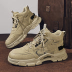Damen Sportliche High-Top Sneakers mit modischem Muster und atmungsaktiver Sohle R&B