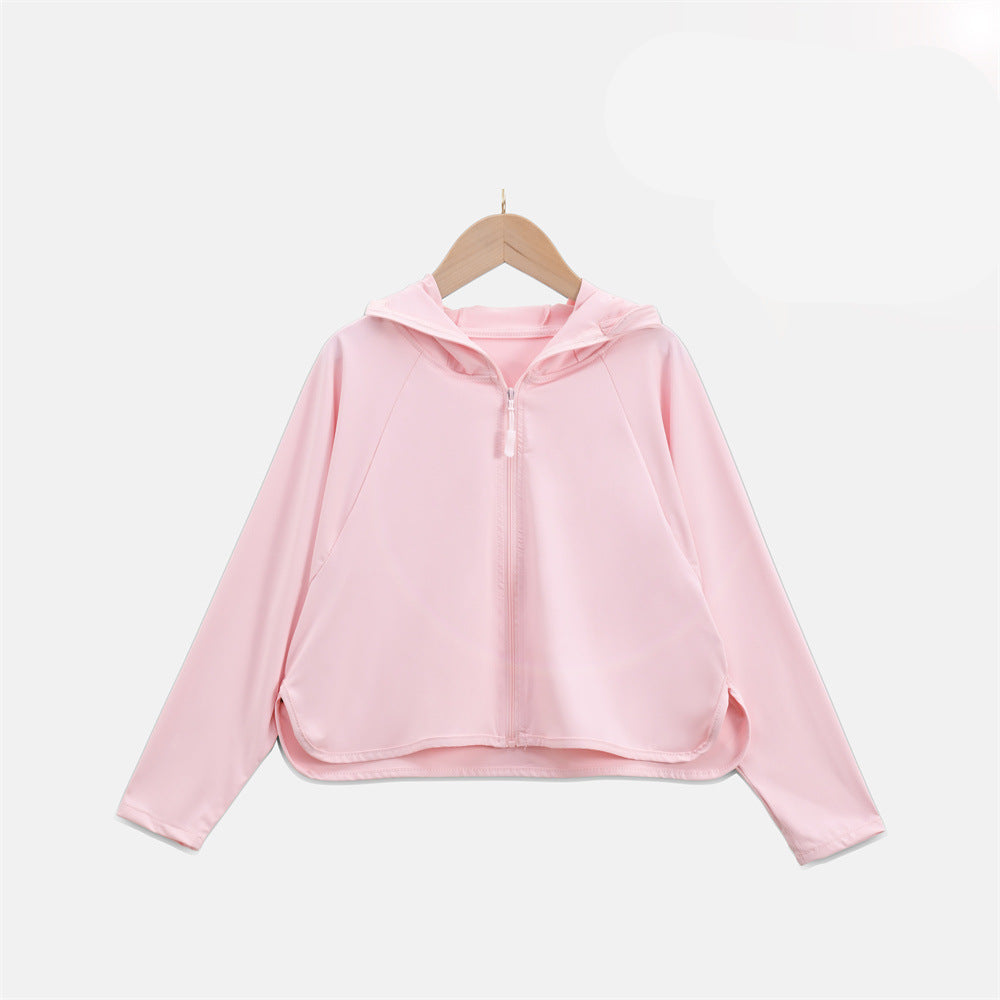Damen Leichte UV-Schutzjacke mit Kapuze und atmungsaktiven Eigenschaften R&B
