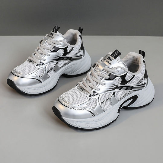 Damen Sportliche Sneakers mit luftdurchlässiger Mesh-Struktur und ergonomischer Dämpfung R&B