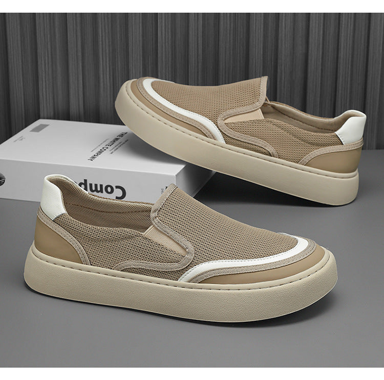 Damen Atmungsaktive Slip-On Sneakers mit elastischen Einsätzen R&B