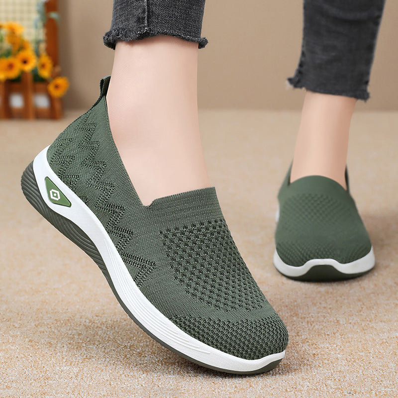 Damen Sportliche Slip-On Schuhe mit flexibler Sohle und atmungsaktivem Obermaterial R&B