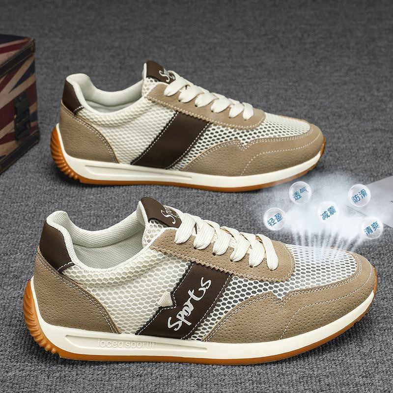 Damen Sportliche Sneaker mit atmungsaktivem Mesh-Obermaterial und rutschfester Sohle R&B