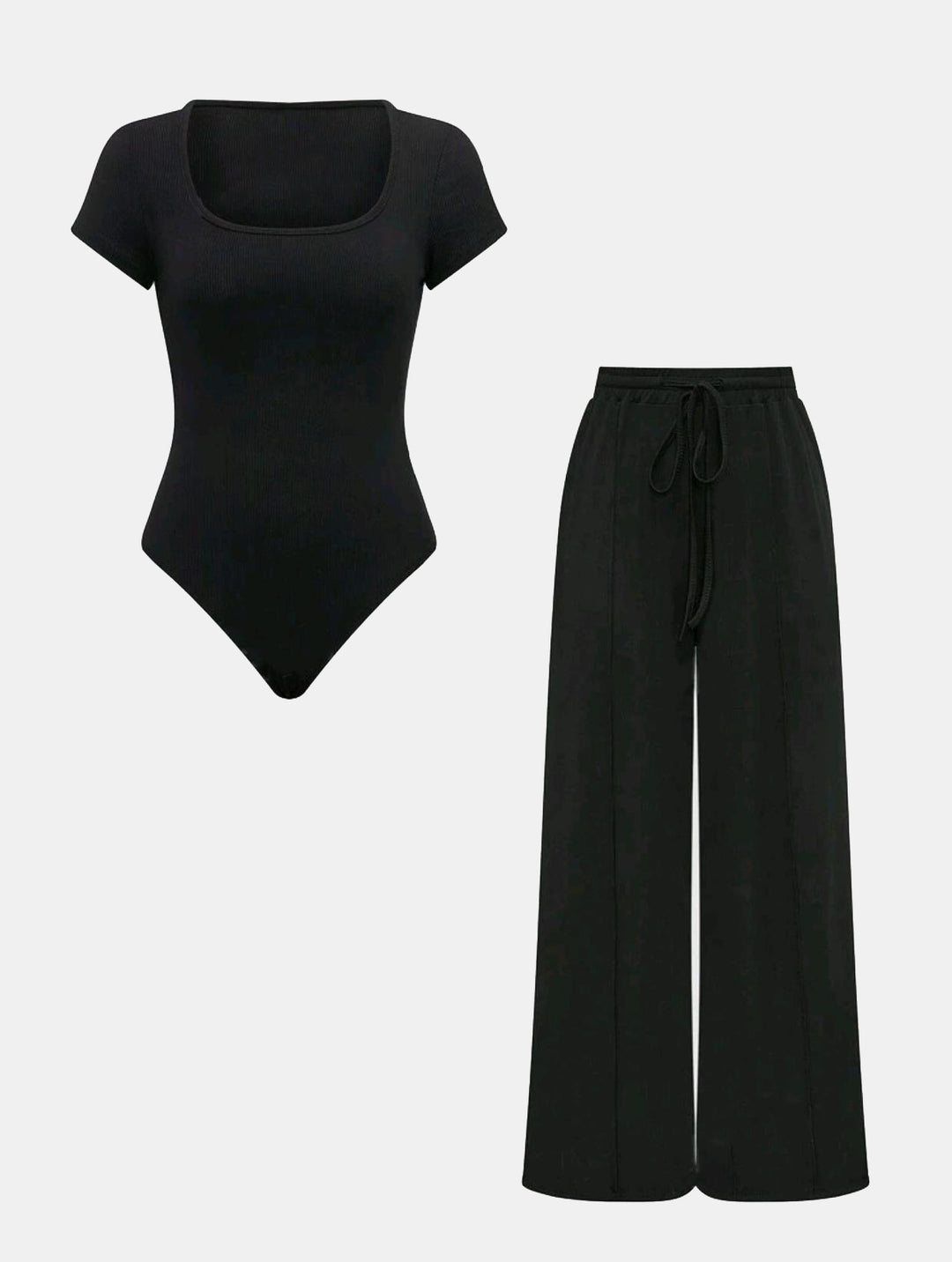 Damen Lässiges Strick-Zweiteiler-Set mit weitem Schnitt und hochwertigem Material R&B