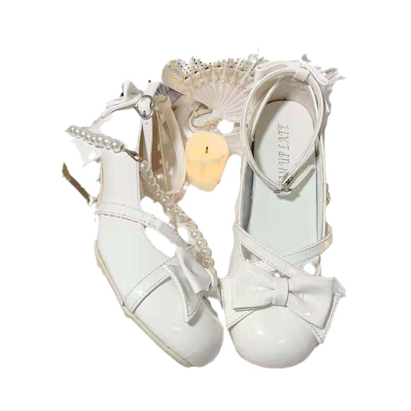 Damen elegante Sling Sandalen mit Schleifchen R&B