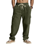 Herren Bequeme Cargo-Hose mit elastischem Bund und praktischen Seitentaschen R&B