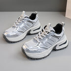 Damen sportliche Sneakers mit atmungsaktivem Obermaterial und stoßdämpfendem Design R&B