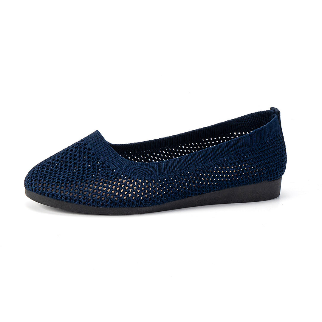 Damen bequeme Slipper aus atmungsaktivem Netzmaterial mit rutschfester Sohle R&B
