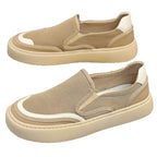 Damen Leichte Slip-On Sneakers mit atmungsaktiver Mesh-Oberfläche und rutschfester Sohle R&B