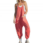 Damen Overall mit lässigem Schnitt und praktischen Taschen R&B