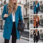 Damen Eleganter Boucle-Trenchcoat R&B