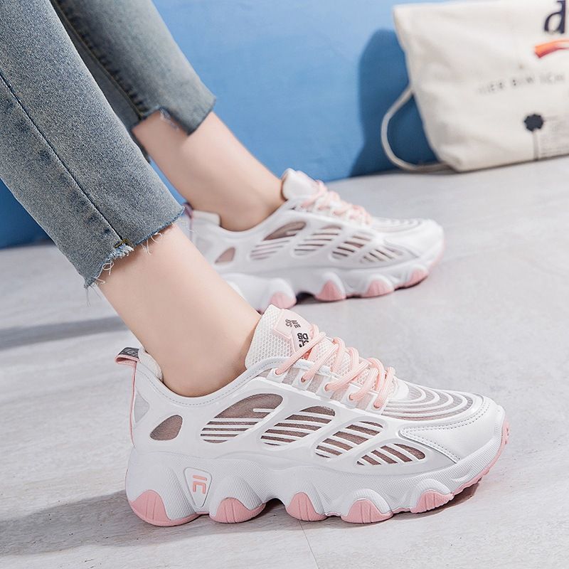 Damen Atmungsaktive Freizeitsneaker mit flexibler Laufsohle