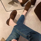 Damen Mokassins aus weichem Wildleder mit klassischem Design R&B