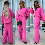 Damen Elegantes und lässiges Lounge-Set mit weitem Schnitt R&B