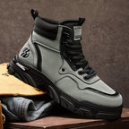 Damen Elegante und robuste High-Top Sneakers mit rutschfester Sohle und atmungsaktivem Obermaterial R&B