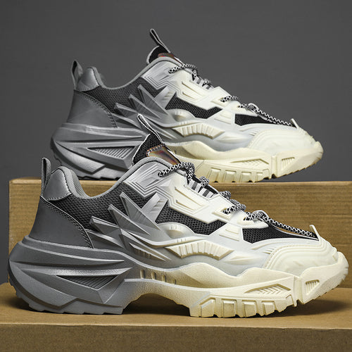 Damen Hochwertige Streetwear Sneakers mit stylischem Design und robustem Profilboden R&B