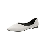 Damen Ballerinas im eleganten, minimalistischen Design mit spitzer Zehenpartie R&B