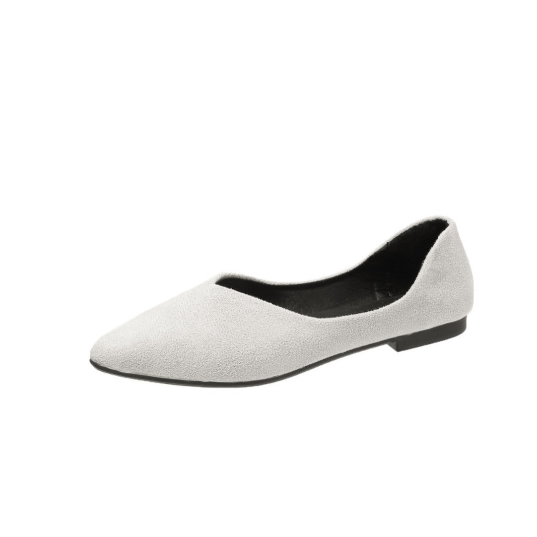 Damen Ballerinas im eleganten, minimalistischen Design mit spitzer Zehenpartie R&B