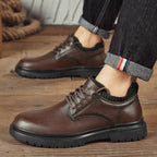Herren Elegante Schnürschuhe mit rutschfester Sohle und atmungsaktivem Innenfutter