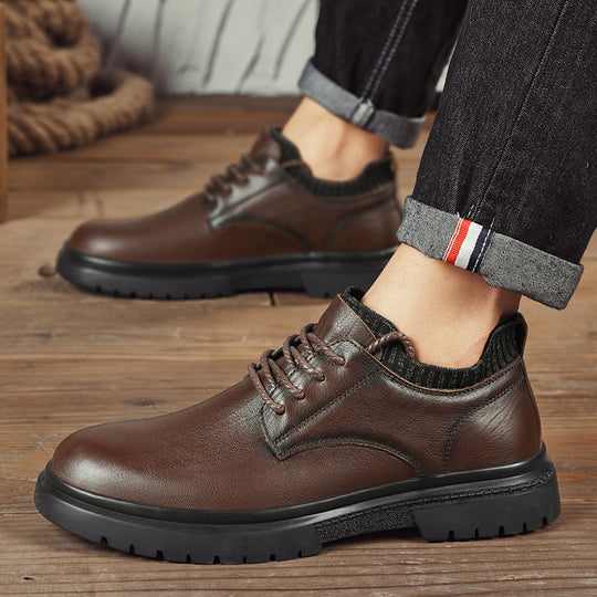 Herren Elegante Schnürschuhe mit rutschfester Sohle und atmungsaktivem Innenfutter R&B