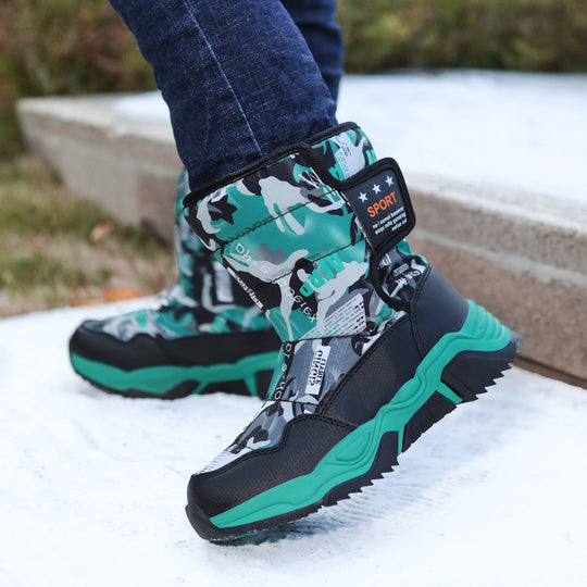 Damen Sportliche Winterstiefel mit rutschfester Sohle und isolierendem Futter R&B
