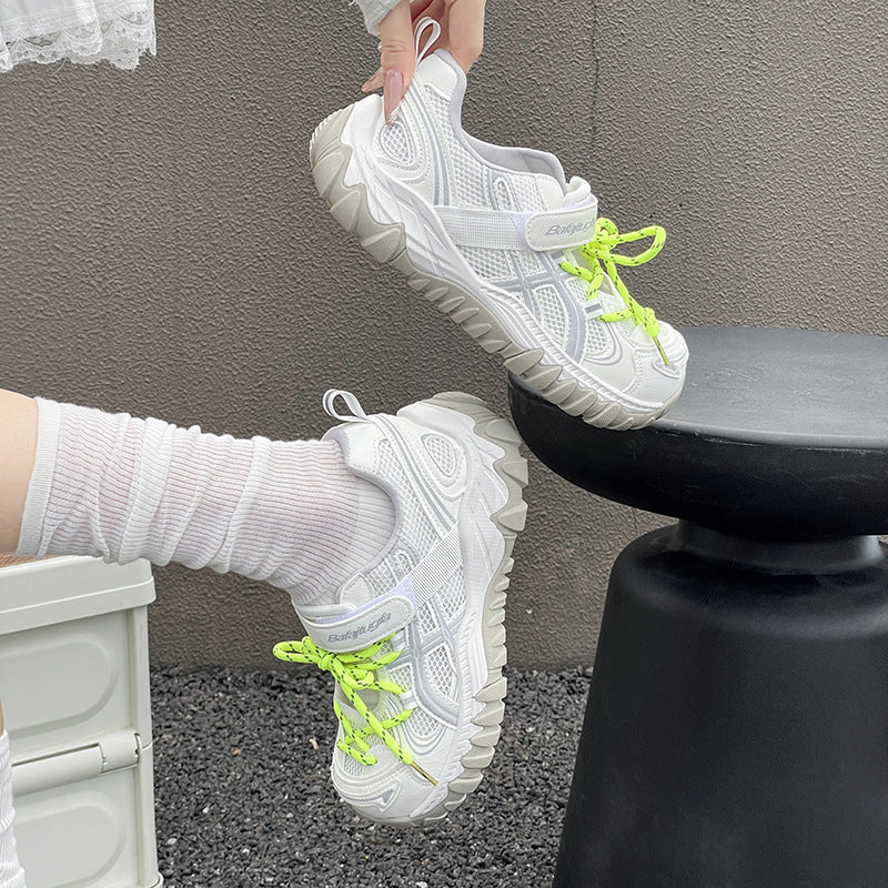 Damen Sportliche Sneakers mit atmungsaktivem Mesh-Obermaterial und rutschfester Sohle R&B