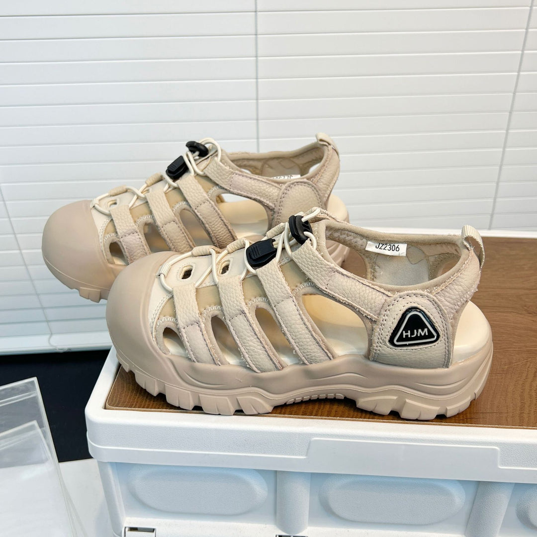 Damen Sportliche Outdoor-Sandalen mit atmungsaktiver Mesh-Oberfläche und rutschfester Sohle R&B