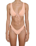 Damen Triangel-Bikini mit innovativem Schnitt und verstellbaren Seitenbändern R&B