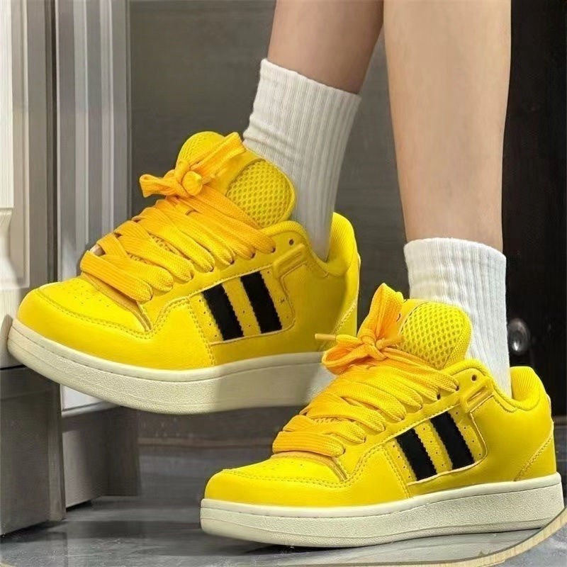 Damen Sportliche Sneakers mit atmungsaktivem Mesh und eleganter Schnürung R&B