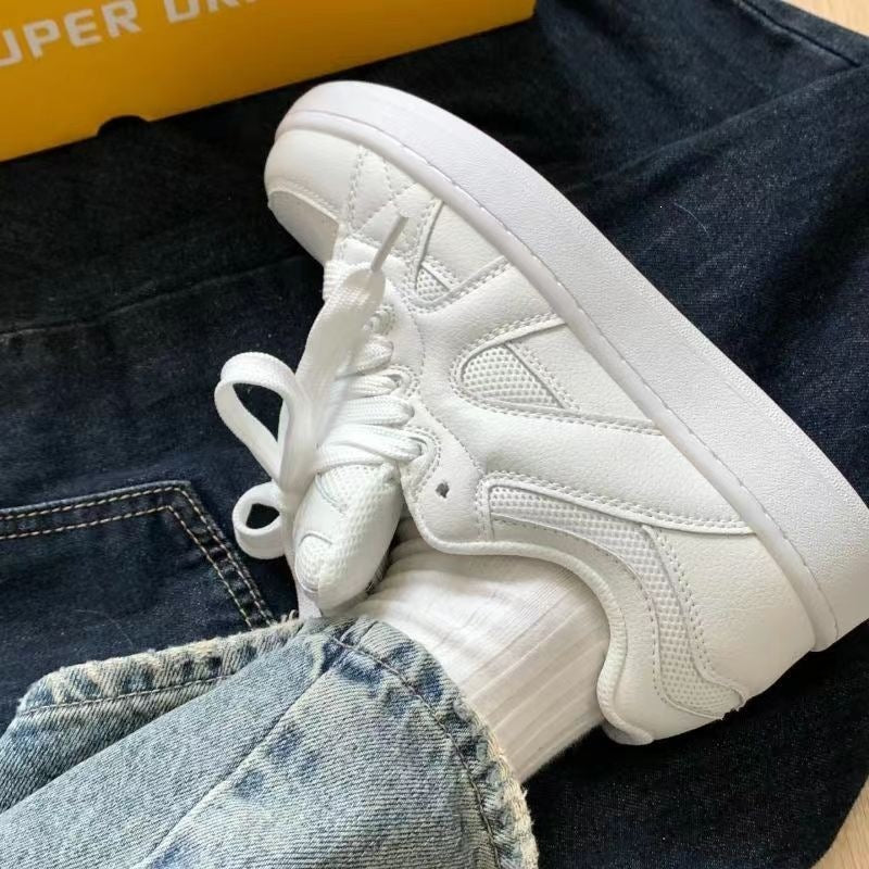 Damen Lifestyle Sneakers mit atmungsaktiver Mesh-Struktur und rutschfester Sohle R&B