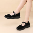Damen Komfortable und stilvolle Schuhe mit verstellbarem Riemen R&B
