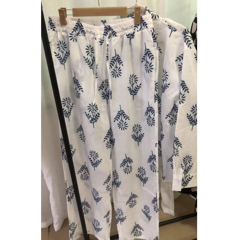 Damen Lässiges Sommer-Set mit floralem Print und lockerem Schnitt R&B