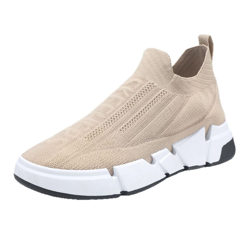 Damen Sportliche Slip-On Sneakers mit flexiblem Obermaterial und rutschfester Sohle R&B
