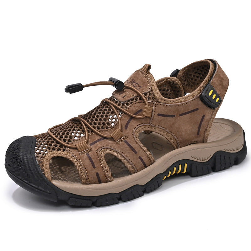 Damen Atmungsaktive Trekking-Sandalen mit stoßdämpfendem Fußbett und verstellbarem Schnellschnürsystem R&B