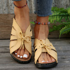 Damen Komfortable Fußbett-Sandalen mit verspieltem Design