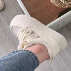 Damen Chunky Sneakers mit atmungsaktiver Textiloberfläche und stabiler Sohle