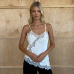 Damen Spitzen-Cami-Top mit verführerischen Details R&B