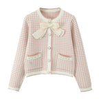 Damen Cardigan mit dekorativen Details und charmantem Schalkragen R&B