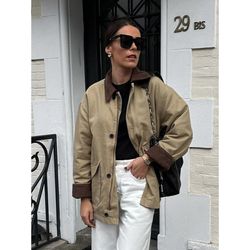 Damen stilvolle Arbeitsjacke R&B