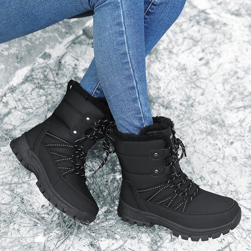 Damen Winterstiefel mit isolierender Fütterung und rutschfester Sohle R&B 1770350024