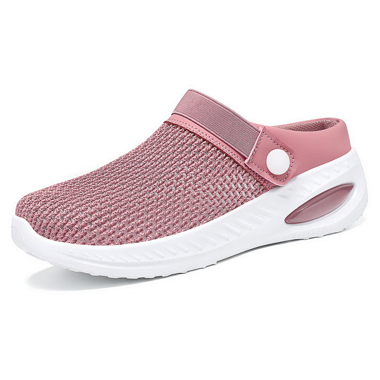Damen Komfortable und stilvolle Clogs mit elastischem Riemen R&B