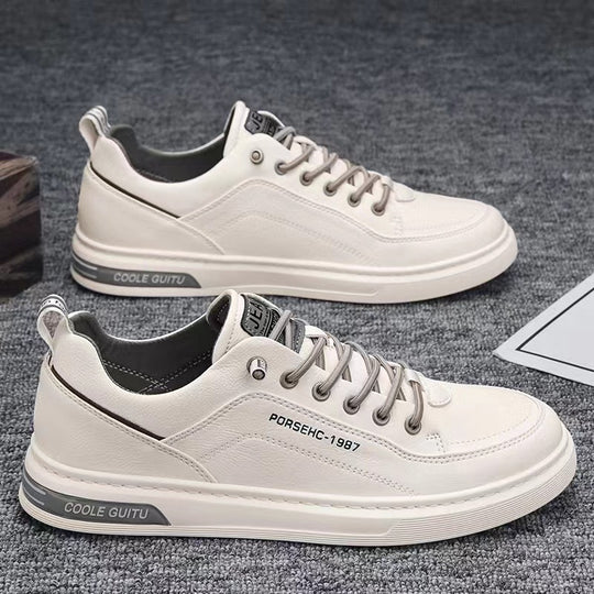 Damen moderne und sportliche Freizeitschuhe mit langlebigem Lederoberteil und atmungsaktiver Sohle R&B