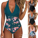 Damen Floral Design Badeanzug R&B