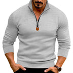 Herren Pullover mit kurzem Reißverschluss R&B