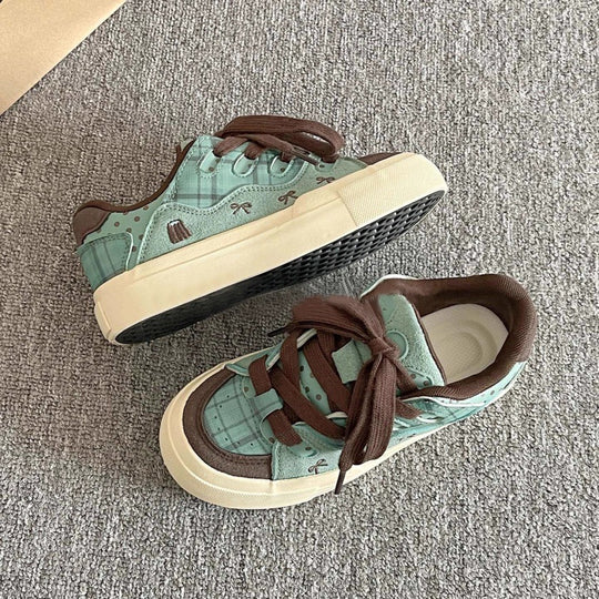 Damen Modische Sneaker mit tierischem Motiv und bequemer Sohle R&B